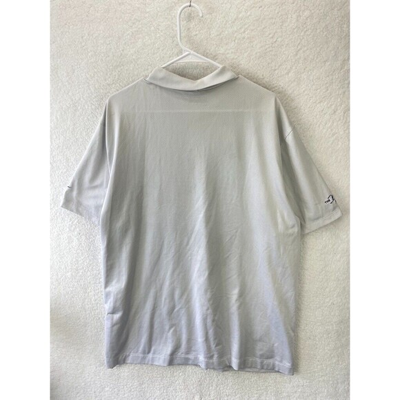 Nike Golf Dri-FIT Polo Shirt Men’s XL White Blue Green V Foundation Logo - Picture 8 of 8